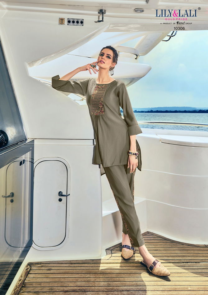 Lily And Lali Miami Fancy Designer Wholesale Kurti With Bottom Collection